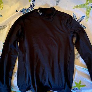 Under Armour fitted coldgear Boys, M, black shirt